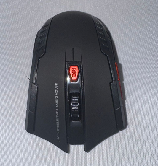 Wireless 6D Gaming Mouse – Adjustable DPI & Ergonomic Design