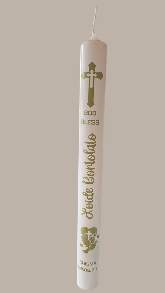Personalised Communion candles